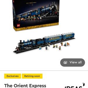 LEGO Blue and Black Train Set